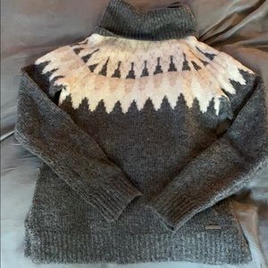 Abercrombie & Fitch Fair Isle Turtleneck Sweater